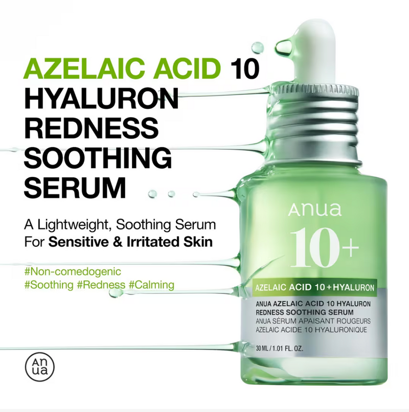 Anua Azelaic Acid 10 Hyaluron Redness Soothing Serum 30ml