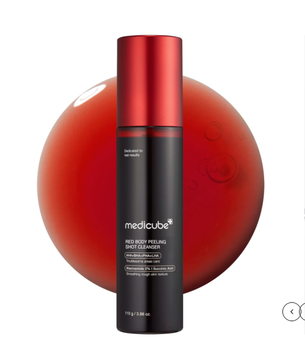 Medicube Red Acne Body Peeling Shot AHA BHA PHA LHA 110 g
