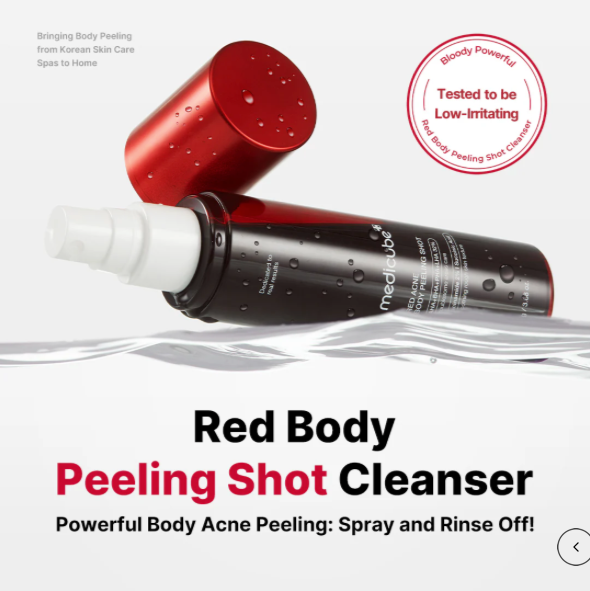 Medicube Red Acne Body Peeling Shot AHA BHA PHA LHA 110 g