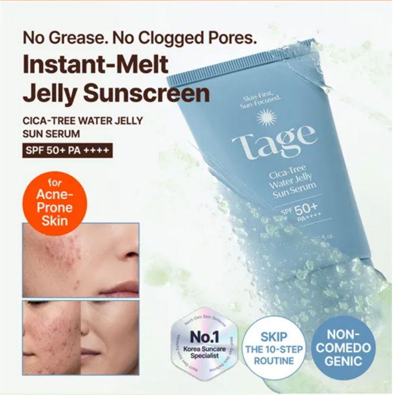 Tage Cica-Tree Water Jelly Sun Serum SPF50+ PA++++ | 50ml