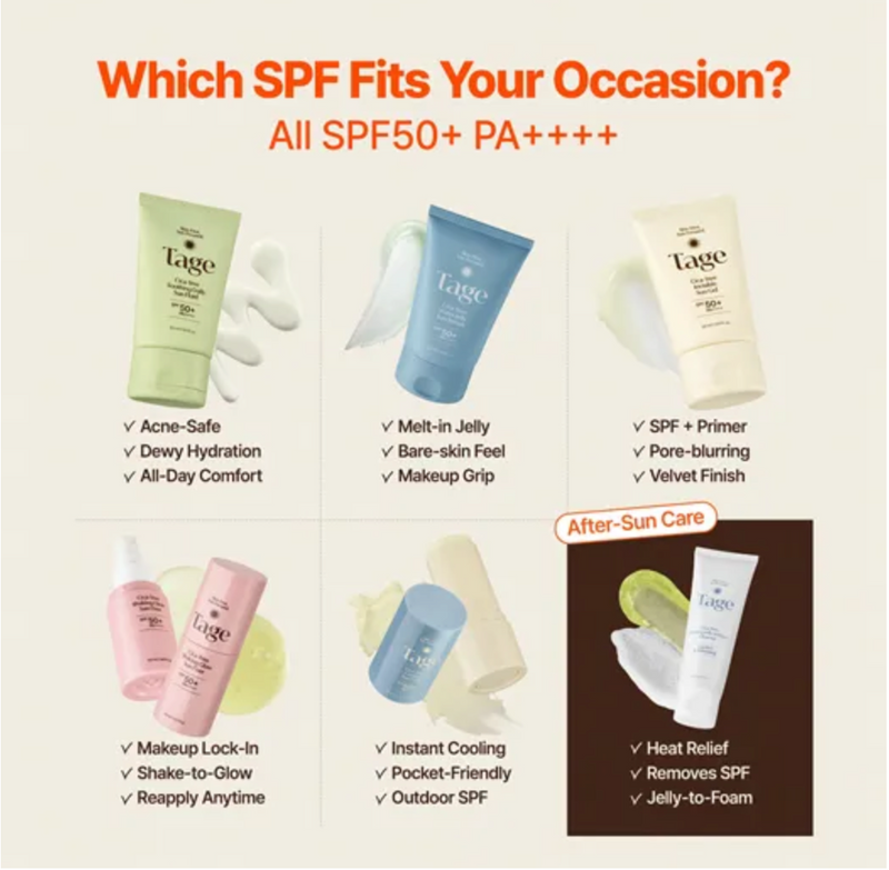 Tage Cica-Tree Water Jelly Sun Serum SPF50+ PA++++ | 50ml