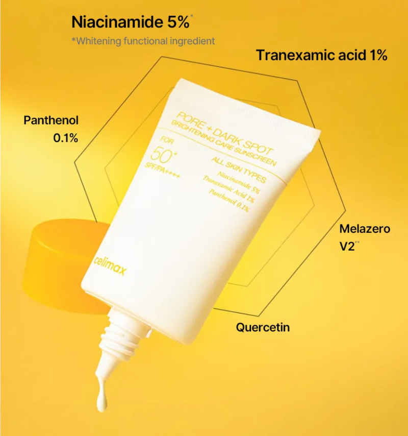 Celimax Pore + Dark Spot Brightening Care Sunscreen SPF50+ PA++++