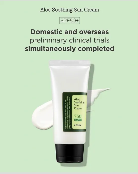 COSRX Aloe Soothing Sun Cream SPF50+ PA+++