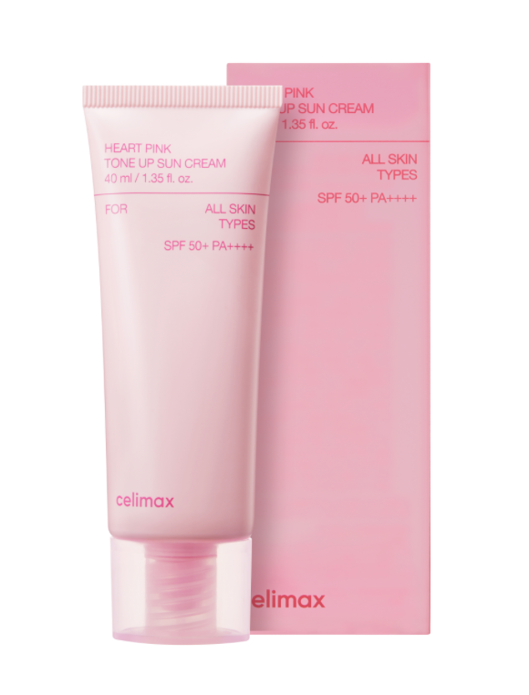 Celimax Heart Pink Tone Up Sun Cream SPF50+ PA++++