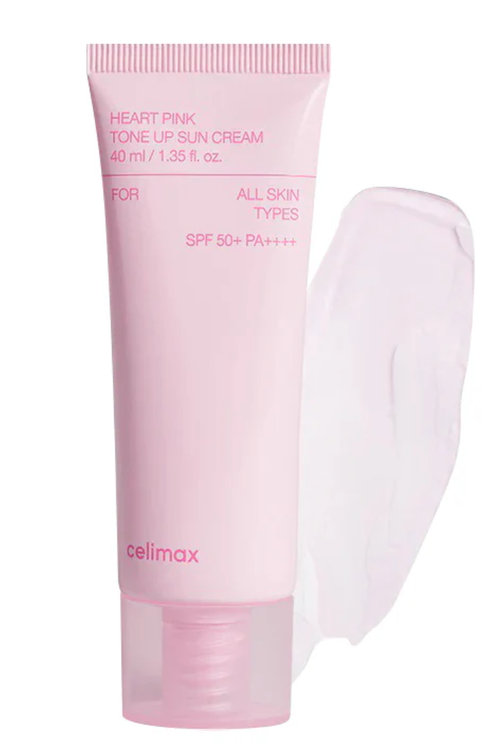Celimax Heart Pink Tone Up Sun Cream SPF50+ PA++++