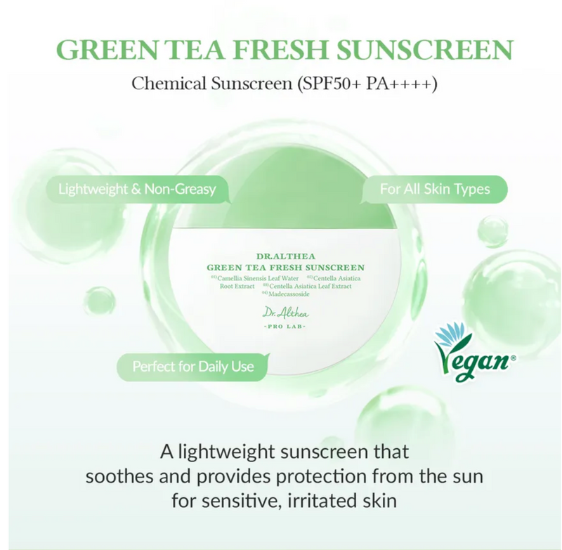 Dr. Althea Green Tea Fresh Sunscreen SPF50+ PA++++