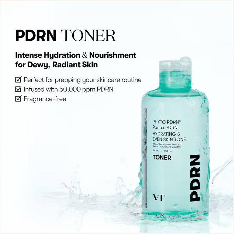 VT Phyto PDRN Panax PDRN Hydrating & Even Skin Tone Toner 250ml