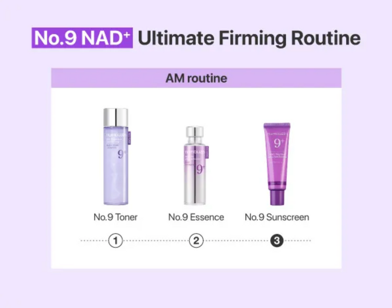 Numbuzin No.9 NAD+ Peptides Dewy Sun Essence SPF50+ PA++++