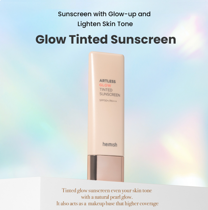 Heimish Artless Glow Tinted Sunscreen SPF50+ PA++++ (Shine Beige)