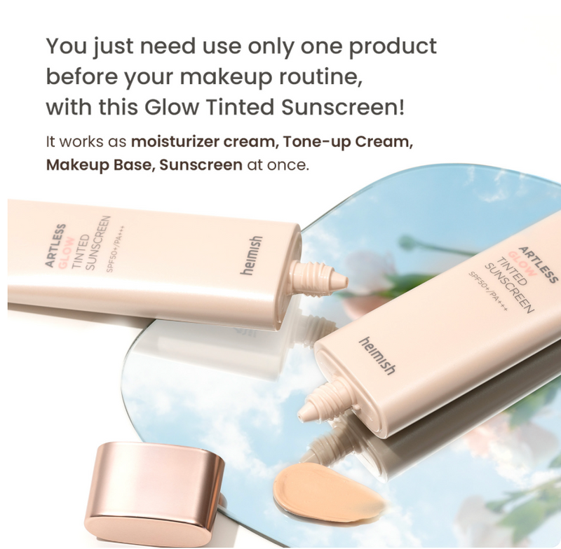 Heimish Artless Glow Tinted Sunscreen SPF50+ PA++++ (Shine Beige)
