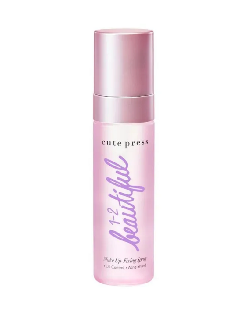 Cute Press 1-2 Beautiful Makeup Fixing Spray | Oil Control & Acne Shield | 60 ml