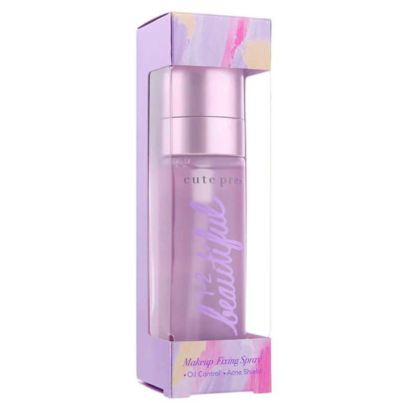 Cute Press 1-2 Beautiful Makeup Fixing Spray | Oil Control & Acne Shield | 60 ml