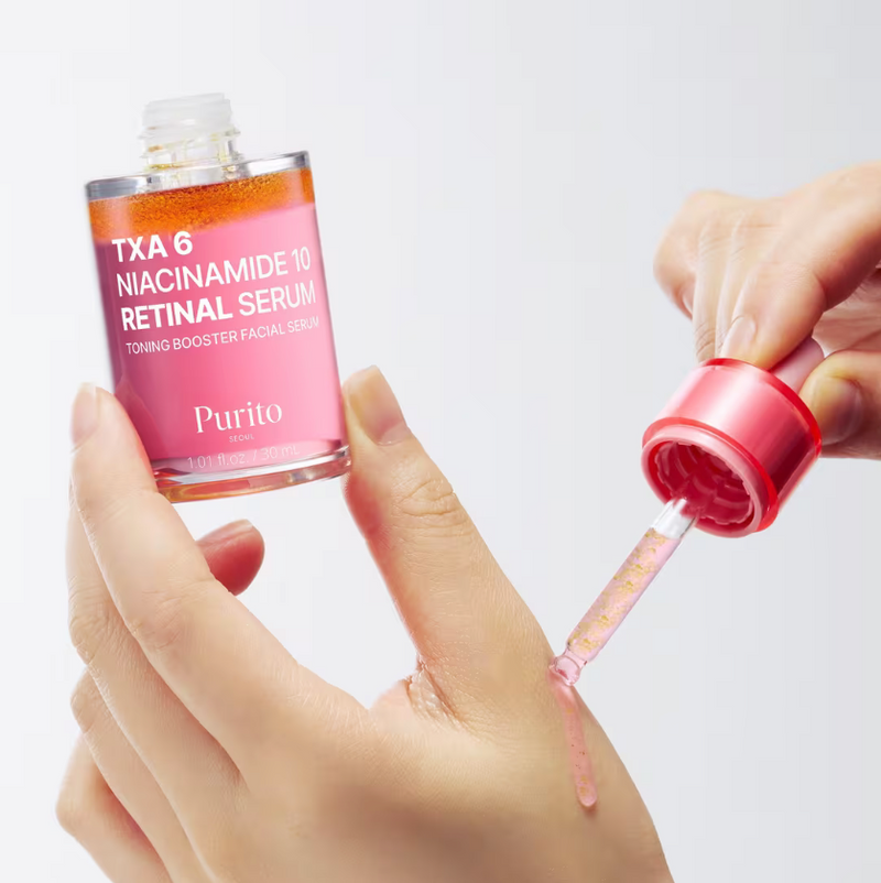 Purito TXA 6% Niacinamide 10% Retinal Serum | Toning Booster Facial Serum | 30 ml