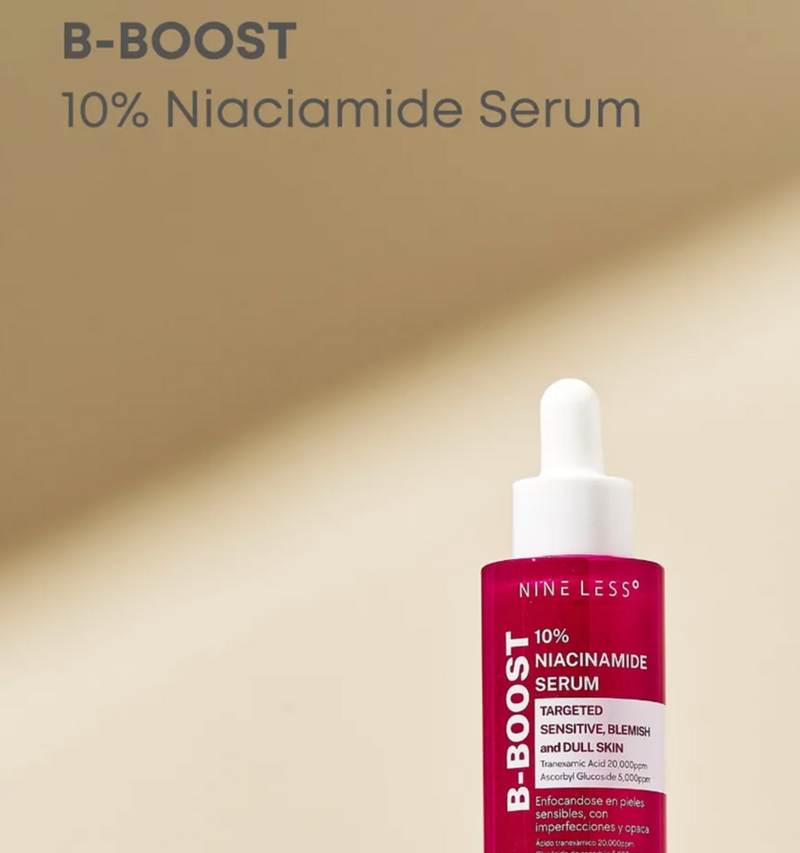 NINE LESS B-Boost 10% Niacinamide Serum | Brightening & Barrier Support | 30ml