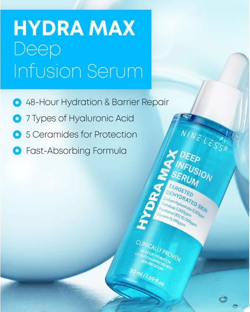 NINE LESS HYDRAMAX Deep Infusion Serum | 50ml