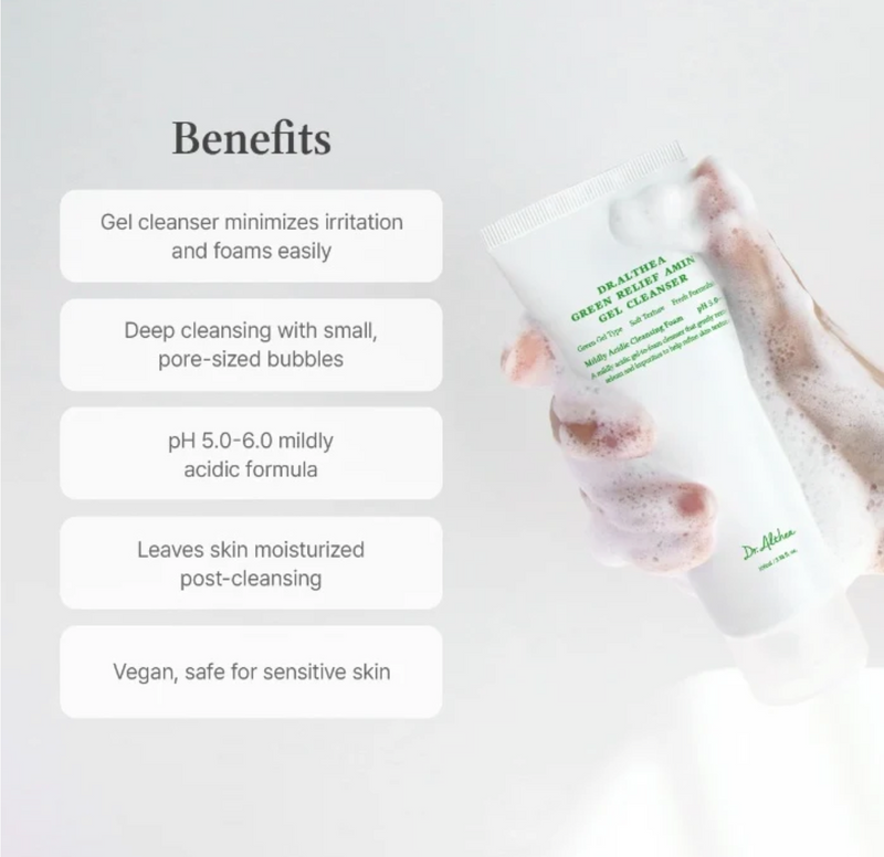 Dr. Althea Green Relief Amino Gel Cleanser 100ml