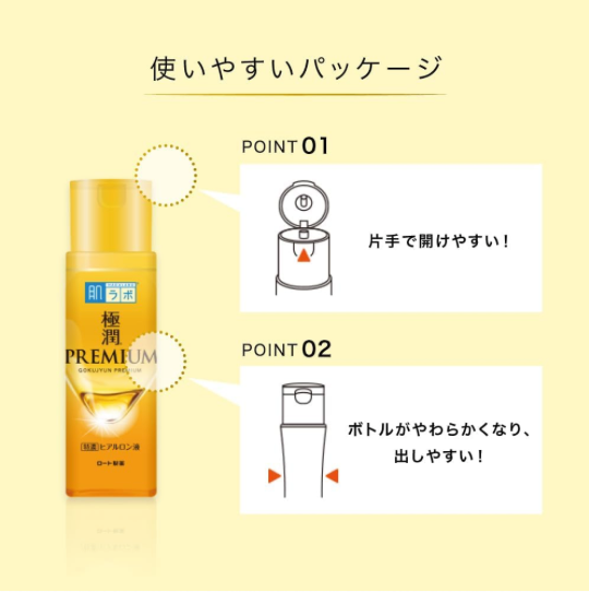 Hada Labo Gokujyun Premium Hydrating Lotion | 8 Hyaluronic Acids | 170 ml