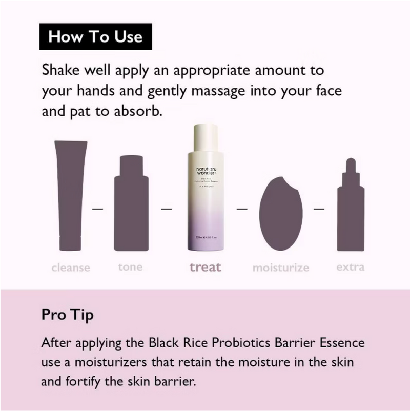 Haruharu Wonder Black Rice Probiotics Barrier Essence 120ml