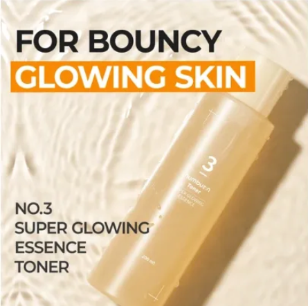 Numbuzin No.3 Super Glowing Essence Toner | 50 Fermented Ingredients | 200 ml