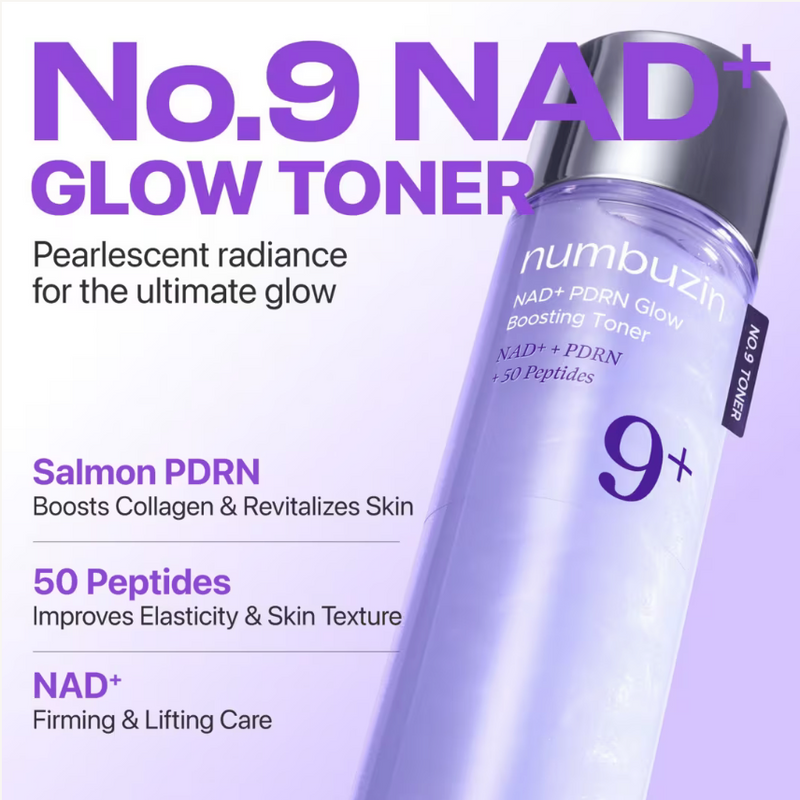 Numbuzin No.9 NAD+ PDRN Glow Boosting Toner 150 ml