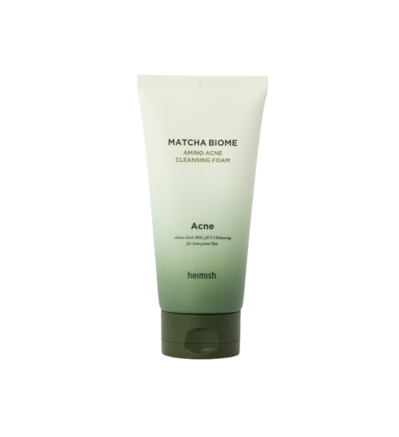 Heimish Matcha Biome Amino Acne Cleansing Foam | Low pH Amino Acid Cleanser | 150 g