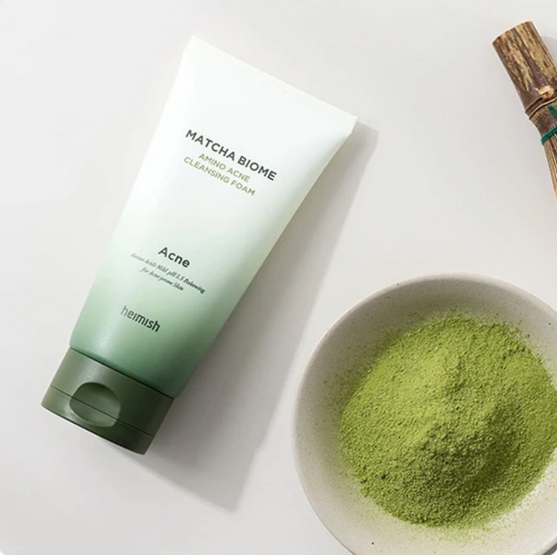 Heimish Matcha Biome Amino Acne Cleansing Foam | Low pH Amino Acid Cleanser | 150 g