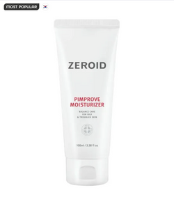 ZEROID Pimprove Moisturizer | Lightweight Barrier Cream for Oily & Acne-Prone Skin | 100 ml