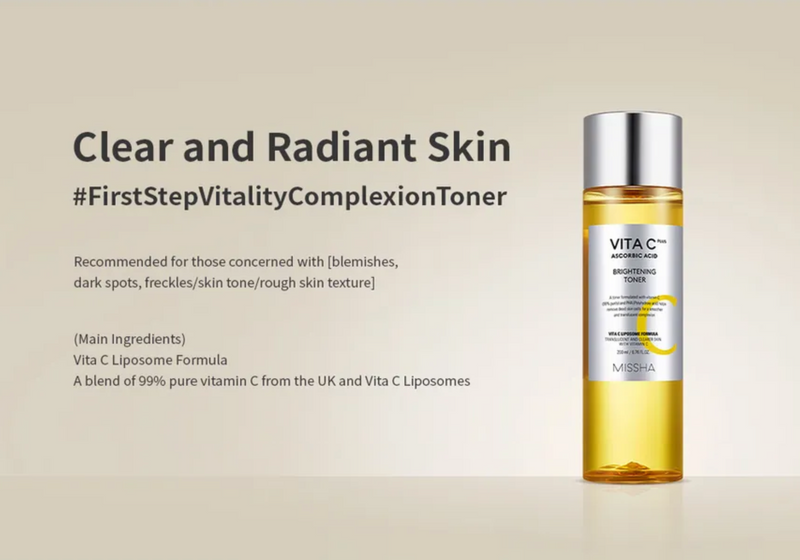 MISSHA Vita C Plus Ascorbic Acid Brightening Toner (200 ml)