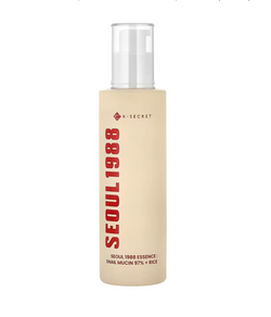 KSECRET Seoul 1988 Essence: Snail Mucin 97% + Rice | Repair & Brightening Essence | 100ml