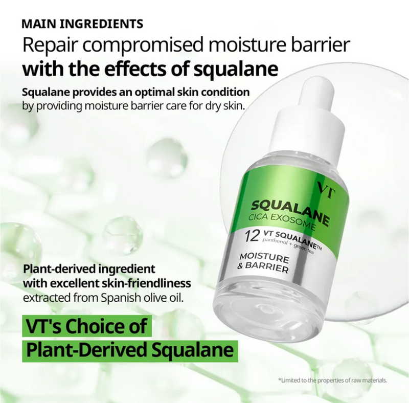 VT Squalane Cica Exosome Ampoule 30 mL
