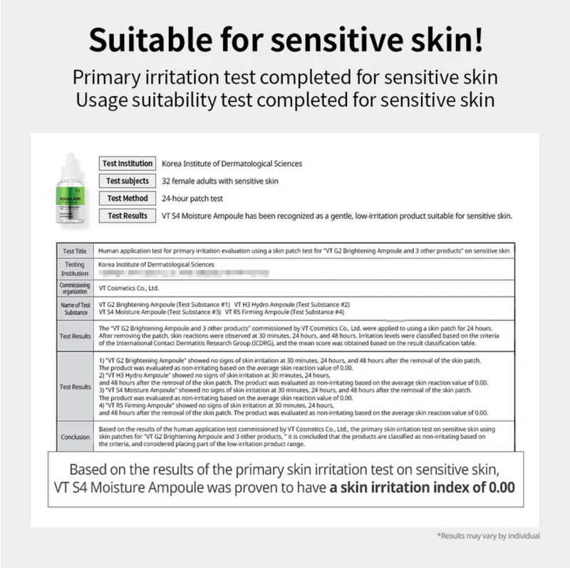 VT Squalane Cica Exosome Ampoule 30 mL