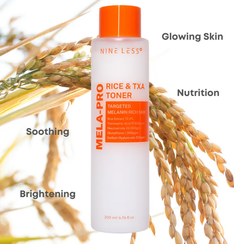 NINE LESS MELA-PRO Rice & TXA Toner 200 mL