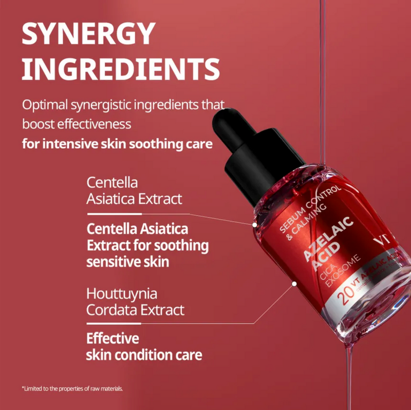 VT Azelaic Acid Cica Exosome Serum | Clarifying & Barrier Repair Serum | 30ml