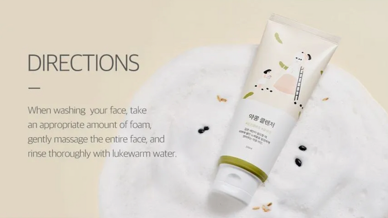 Round Lab Soybean Cleanser | Nourishing Low pH Cleanser with Ceramides | 150ml