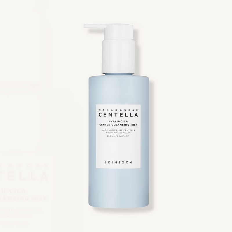 SKIN1004 Madagascar Centella Hyalu-Cica Gentle Cleansing Milk | Hydrating Makeup Remover & Cleanser | 200ml