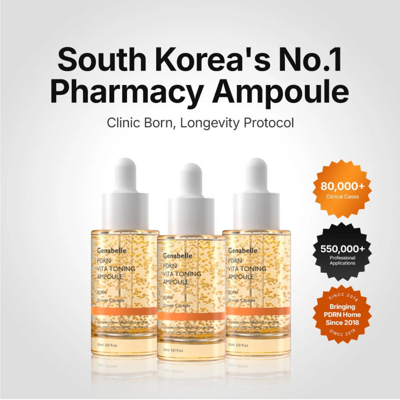 Genabelle PDRN Vita Toning Ampoule | Brightening PDRN Vitamin Capsule Serum | 30ml