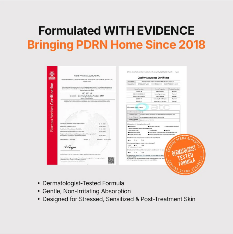 Genabelle PDRN Vita Toning Ampoule | Brightening PDRN Vitamin Capsule Serum | 30ml
