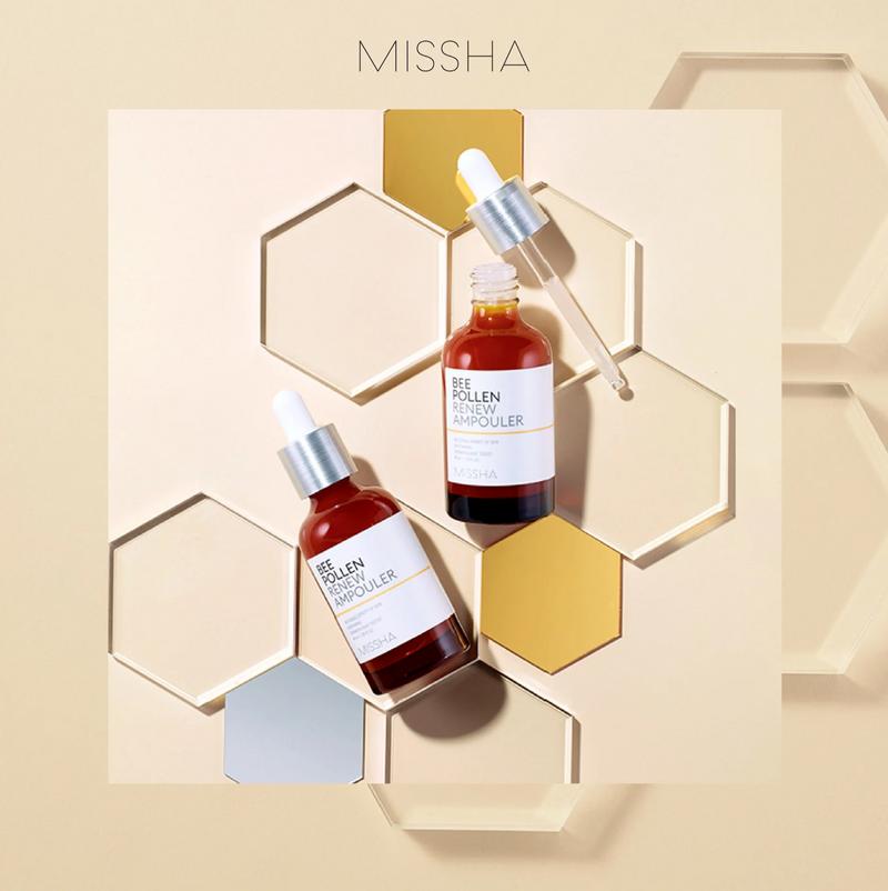 MISSHA Bee Pollen Renew Ampouler | Barrier Repair & Glow Serum | 40ml