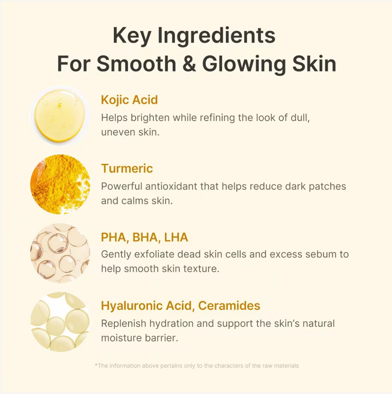 Medicube Kojic Acid Turmeric Body Peel Shot | Exfoliating Body Treatment | 280ml