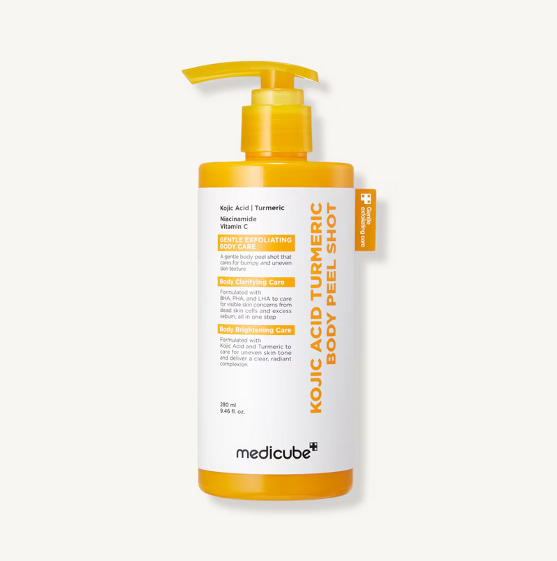 Medicube Kojic Acid Turmeric Body Peel Shot | Exfoliating Body Treatment | 280ml