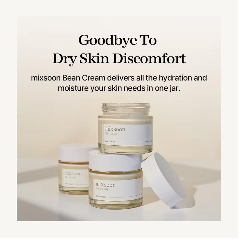 Mixsoon Bean Cream | Fermented Bean Barrier Moisturizer | 50ml