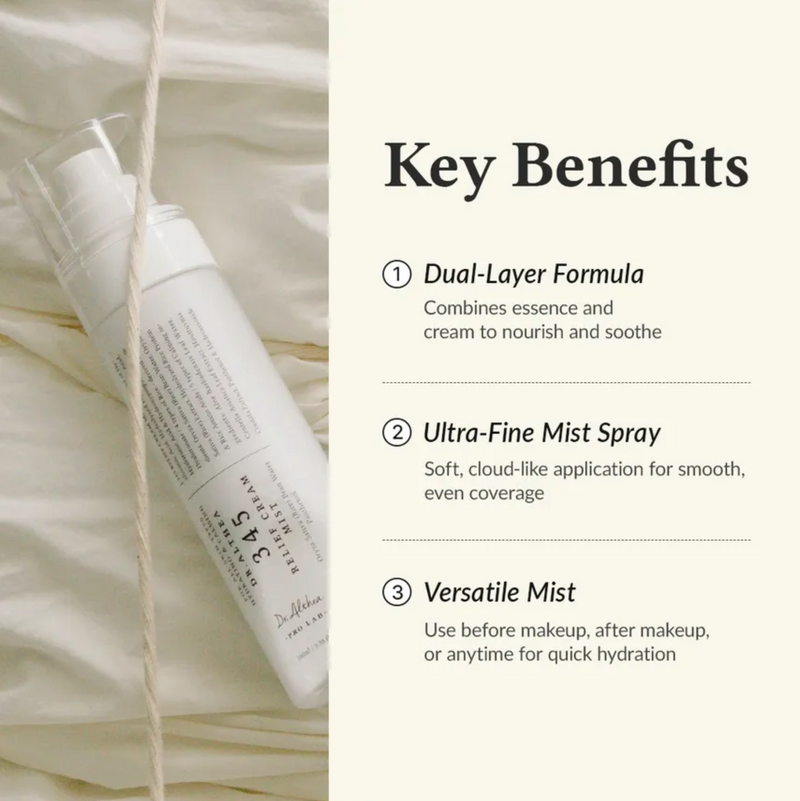 Dr. Althea 345 Relief Cream Mist | Hydrating & Calming Bi-Layer Mist | 60ml