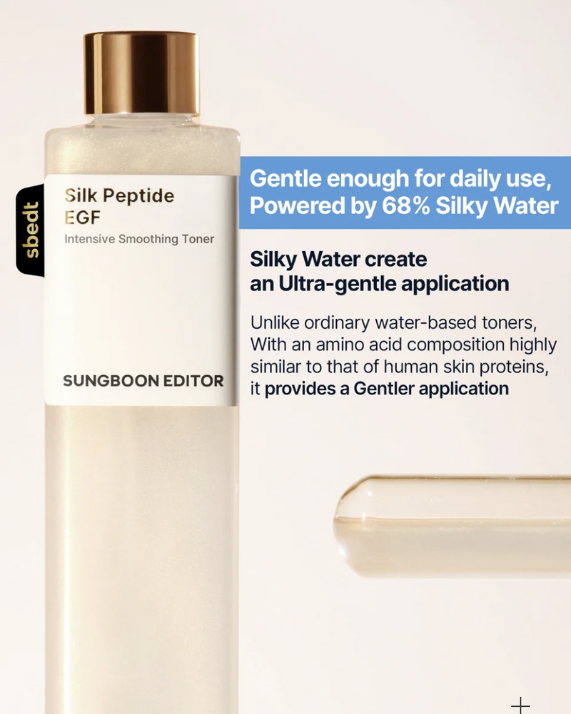 Sungboon Editor Silk Peptide EGF Intensive Smoothing Toner | 300ml
