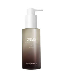 Haruharu Wonder Black Rice Moisture Cleansing Oil Unscented | Gentle Makeup Remover | 150ml