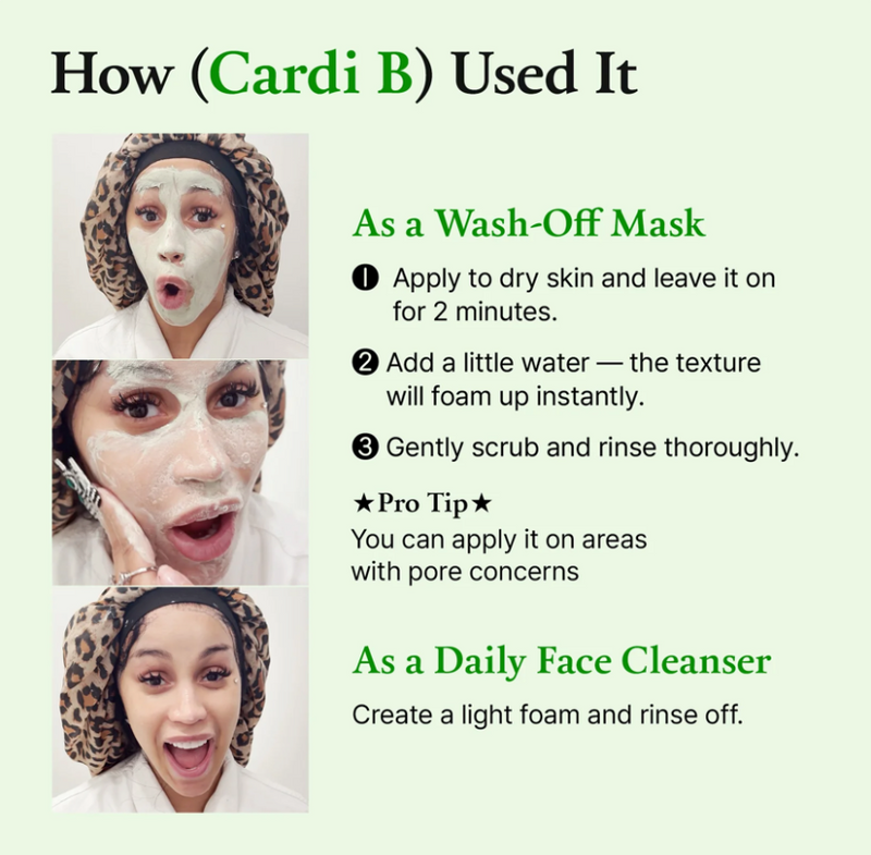 Fully Green Tomato Clay Mask Cleanser | 2-in-1 Clay Mask & Cleanser | 120ml