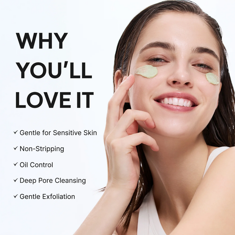 Arencia Fresh Green Rice Mochi Cleanser | Hydrating Rice Cleanser | 120g