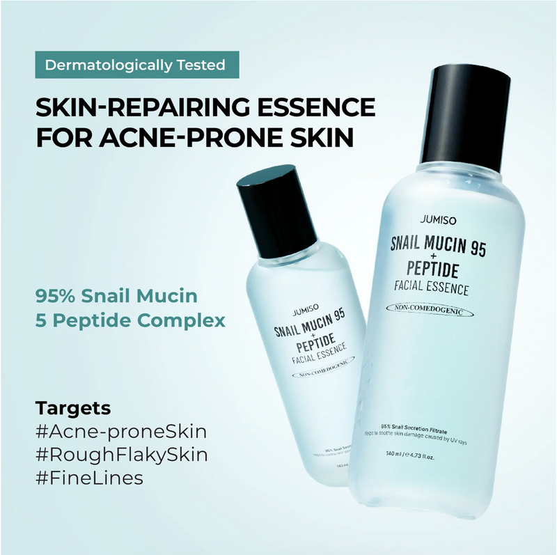JUMISO Snail Mucin 95 + Peptide Facial Essence 140ml