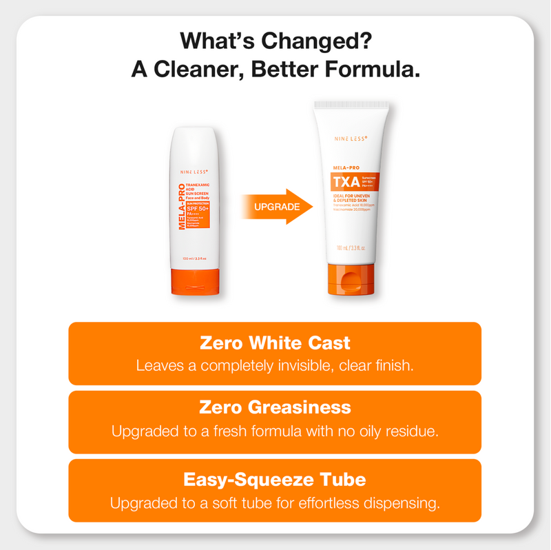 Nine Less Mela-Pro TXA Sunscreen SPF50+ PA++++ 100ml