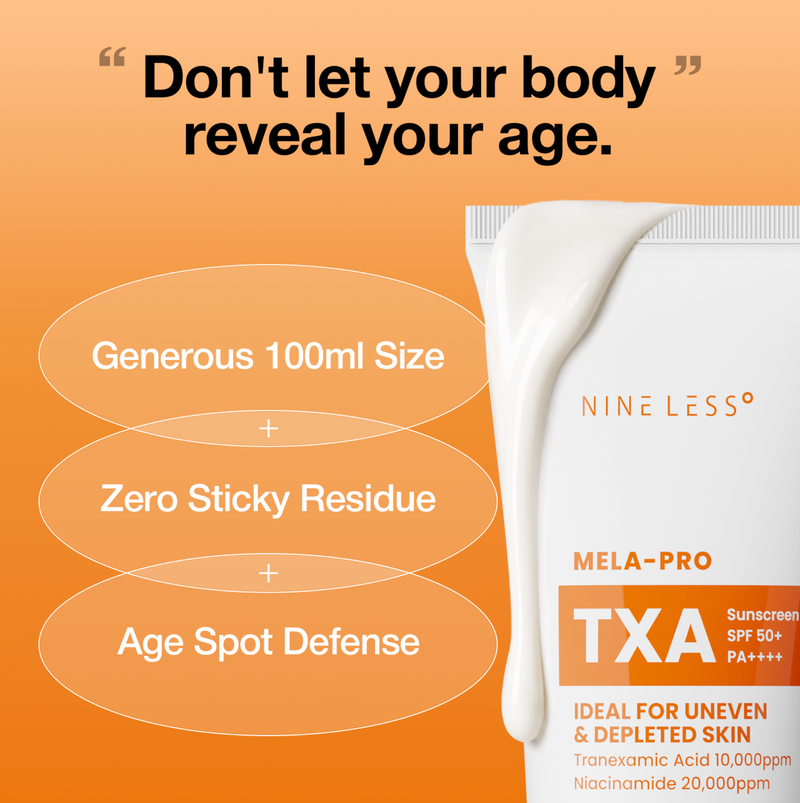 Nine Less Mela-Pro TXA Sunscreen SPF50+ PA++++ 100ml