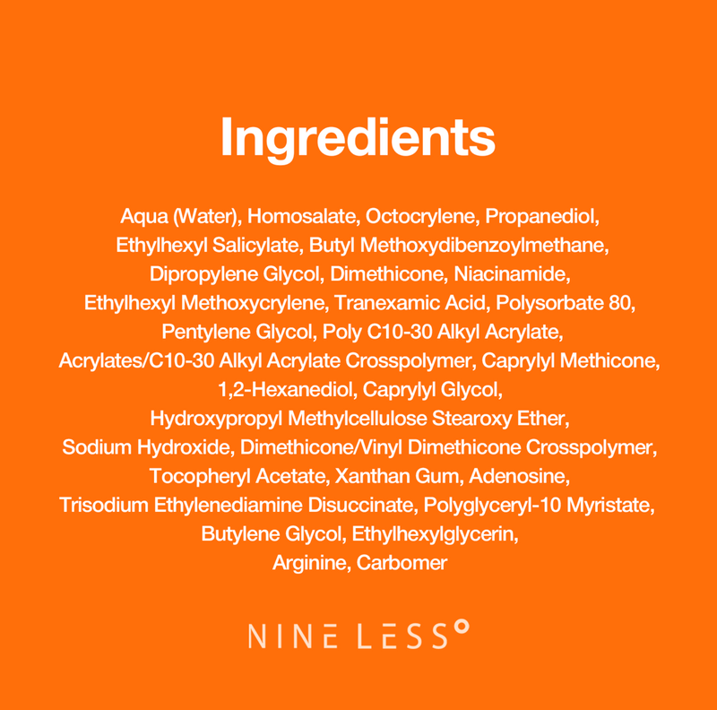 Nine Less Mela-Pro TXA Sunscreen SPF50+ PA++++ 100ml